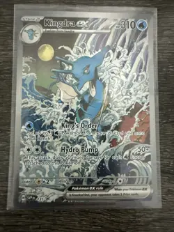 Kingdra EX 131 Pokemon TCG Scarlet & Violet Black Star Promo Holo - Image 1