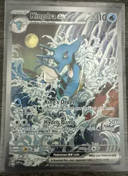 Kingdra EX 131 Pokemon TCG Scarlet & Violet Black Star Promo Holo - Image 2