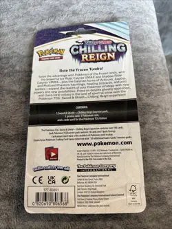 Pokemon 2021 Chilling Reign Blister Booster Pack Phanpy Foil New Factory Sealed - Image 2