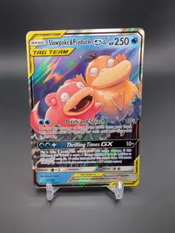 Slowpoke & Psyduck GX Tag Team Unified Minds SM 35/236 Pokemon 2019 LP - Image 1