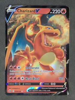 Charizard V 018/159 Pokemon TCG Ultra Rare Crown Zenith Near Mint - Image 1