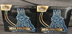 Lot Of 2 🔥Pokemon Mega Evolution Elite Trainer Box Lucario ETB🔥 - Image 1