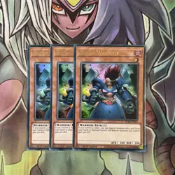 BLAR-EN063 x3 Boost Warrior Ultra Rare Excellent Condition Yugioh - Image 1