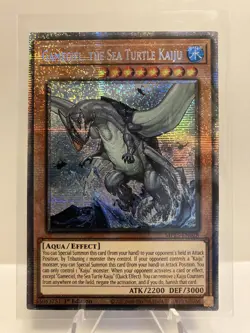 Yu-Gi-Oh! Gameciel, the Sea Turtle Kaiju MP25-EN028 * Starlight Rare * 1st Ed NM - Image 1