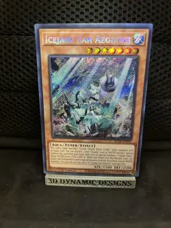 | Yugioh Icejade Ran Aegirine BLTR-EN081 1st Edition Secret Rare NM 🔥 | - Image 1