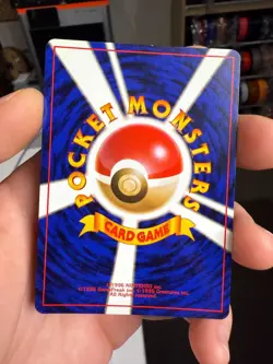 Japanese Pokemon Rainbow Energy Rocket Gang Holo Rare card LP Swirl - Image 5
