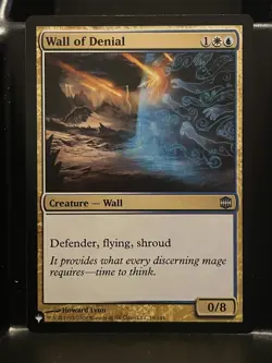 Wall of Denial NM The List Mystery MTG Magic Card - Image 1