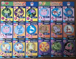Vintage Burger King Pokemon Card Whole Sheets COMPLETE SET 1-20 + More!!! - Image 4