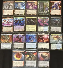 Final Fantasy MTG Commander Mixed Foil Borderless 18 Card Lot Yuffie Y'shtola - Image 1