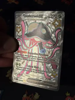 Pokemon Cards Toedscruel ex 213/091 Shiny Secret Rare Paldean Fates - (NM) - Image 2