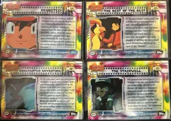 Pokemon Topps -4 Foil Card Lot- Mewtwo Strikes Back Set Underwater Adventure - Image 2