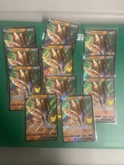 LOT Vintage Pokemon Cards Zamazenta V Full Art Holo #018 2021 Celebrations 25th - Image 1