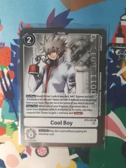Digimon Card Game Cool Boy BT9-092 Rare - X Record - Near Mint - Image 1