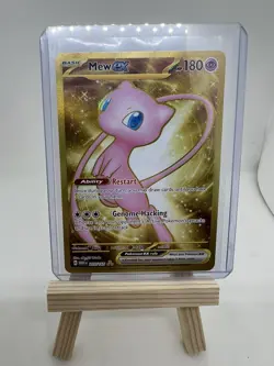 Pokemon TCG Mew EX Scarlet & Violet - 151 205/165 Holographic Hyper Rare Card - Image 1