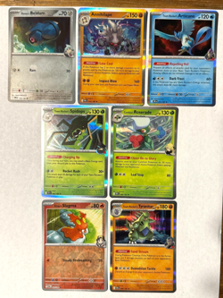 2024 Pokemon TCG “Paldean Fates” Trainer HOLO Card Lot - 7 Cards - Image 1