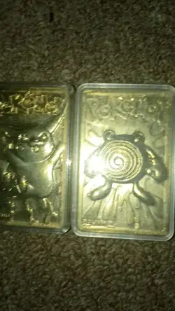 Burger King Pokemon Card Collection 23K Gold-Plated 5/6 Rare Cards - Image 2