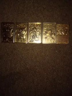 Burger King Pokemon Card Collection 23K Gold-Plated 5/6 Rare Cards - Image 3