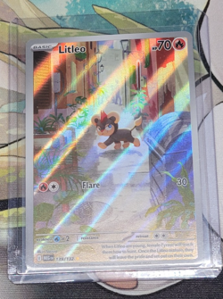 Litleo 139/132 Illustration Rare Pokemon Card Mega Evolutions - English TCG - Image 1