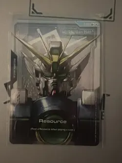 GUNDAM TCG CARD GAME RESOURCE WING GUNDAM ZERO R-004 C+ FOIL ENGLISH NEWTYPE - Image 2