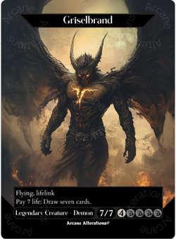 Griselbrand - Full Art Altered Art Custom Proxy Cards - Image 1