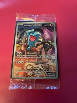 Team Rockets Wobbuffet Promo Card 203 Sealed, Destined Rivals Mint - Image 1