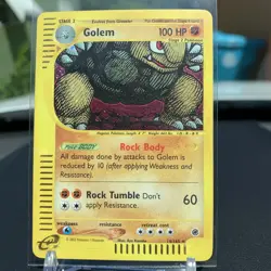 Pokemon TCG Golem Expedition Base Set Holo Rare Card 14/165 LP Condition - Image 2