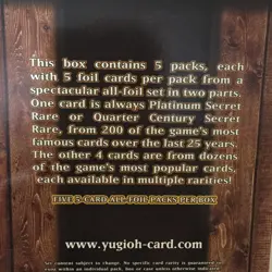 New Yu-Gi-Oh! Trading Card Gamez: Quarter Century Stampede Box - 25 Foil Cards - Image 5