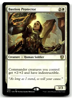 MTG Bastion Protector R Commander: Innistrad: Midnight Hunt 80 LP - Image 1