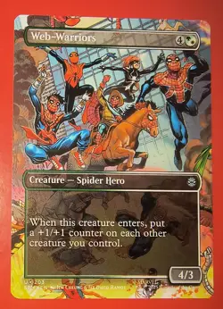 MAGIC,MTG: SPIDER-MAN, WEB - WARRIORS, 0203, REGULAR, UNCOMMON, NM, SPM - Image 1