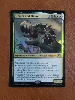 NM FOIL ​Ghalta and Mavren #386 Promo March of the Machine MOM - Image 1