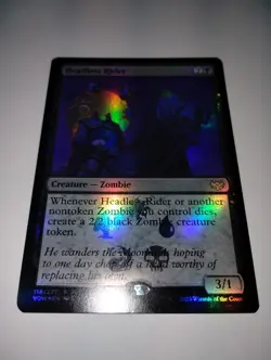 MTG ​Headless Rider Promo Innistrad: Crimson Vow VOW 118/277 Rare - Image 3