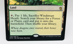 MTG Windswept Heath 248/269 NM+ Rare Khans of Tarkir KTK Never Played Magic 2014 - Image 3