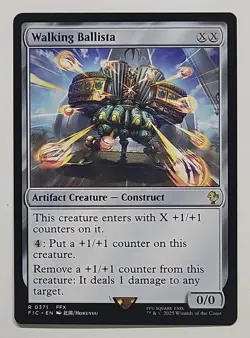 MTG FINAL FANTASY COMMANDER WALKING BALLISTA FIC 0371 RARE UNIVERSES BEYOND - Image 1