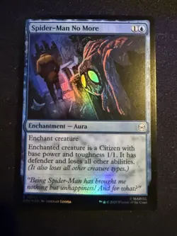 Spider-Man No More #45 Near Mint FOIL SPM Marvel's Spider-Man Magic MTG - Image 1