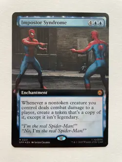 MTG Impostor Syndrome EXTENDED ART FOIL 0251 SPM - Image 1