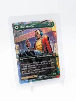 MTG - Miles Morales - Borderless Mythic #200 - Spider-Man NM - Image 1