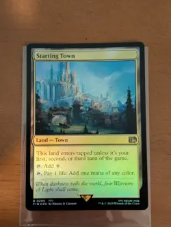 Starting Town FOIL Magic the Gathering Final Fantasy 0289 NM - Image 1