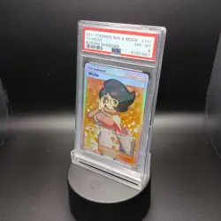 2017 POKEMON SUN & MOON BURNING SHADOWS #147 FULL ART/WICKE PSA 8 - Image 3