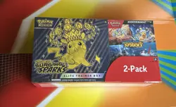 ✅ Pokemon Surging Sparks ETB & Booster Bundle Costco 2-pack. Factory Sealed - Image 1