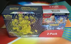 ✅ Pokemon Surging Sparks ETB & Booster Bundle Costco 2-pack. Factory Sealed - Image 2