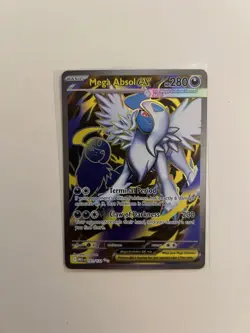 Pokemon TCG Mega Absol ex Full Art Ultra Rare 161/132 Mega Evolution English NM - Image 1