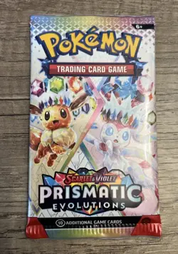 NEW SEALED Pokemon TCG Scarlet & Violet Prismatic Evolutions 1x Booster Pack - Image 1