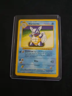 Pokemon TCG - Wartortle 42/102 Base Set Uncommon WOTC 1999 Excellent - Image 1