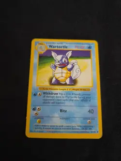 Pokemon TCG - Wartortle 42/102 Base Set Uncommon WOTC 1999 Excellent - Image 3