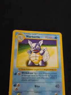 Pokemon TCG - Wartortle 42/102 Base Set Uncommon WOTC 1999 Excellent - Image 4