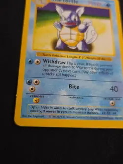Pokemon TCG - Wartortle 42/102 Base Set Uncommon WOTC 1999 Excellent - Image 5