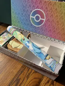 Pokemon Prismatic Evolutions SPC Box ( Box, Playmat, Eevee Pouch, Sleeves Only) - Image 3