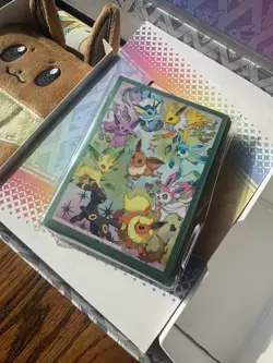 Pokemon Prismatic Evolutions SPC Box ( Box, Playmat, Eevee Pouch, Sleeves Only) - Image 5