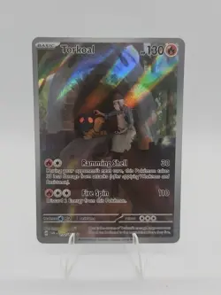 Pokemon TCG Torkoal 172/167 Twilight Masquerade Illustration Rare NM/M Condition - Image 1