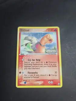 Pokemon TCG Torkoal EX Legend Maker 27 Reverse Holo Rare MINT - Image 1